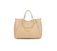 Braccialini Amy Borsa a mano di grandi dimensioni con doppi manici e tracolla logata, removibile e regolabile, pensata per accompagnare con eleganza ogni momento della giornata. Il design pulito e