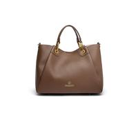 Braccialini Amy Borsa a mano di grandi dimensioni con doppi manici, nasconde tra le cuciture trasversali dei pannelli che permettono di ampliarla. La borsa è in similpelle di colore bordeaux, si