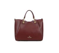 Braccialini Amy Borsa a mano di grandi dimensioni con doppi manici, nasconde tra le cuciture trasversali dei pannelli che permettono di ampliarla. La borsa è in similpelle di colore bordeaux, si