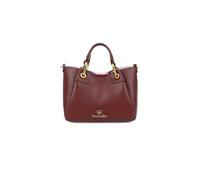 Braccialini Amy Borsa a mano di piccole dimensioni con doppi manici, nasconde tra le cuciture trasversali dei pannelli che permettono di ampliarla. La borsa è in similpelle di colore bordeaux, si