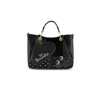 Braccialini Amy Patchwork Borsa a mano media Amy Patchwork in un armonioso mix di beige, polvere, azzurro e vinaccia, che valorizza l'originale costruzione patchwork della collezione. Il maxi cuore
