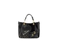 Braccialini Amy Patchwork Borsa a mano piccola Amy Patchwork in un raffinato mix di beige, polvere, azzurro e vinaccia. Il maxi cuore frontale con logo ricamato, le micro-borchie e i dettagli
