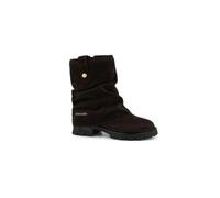 Braccialini Amy Patchwork Stivale in pelle suede dalla silhouette morbida e contemporanea, caratterizzato da un elegante gambale drappeggiato che dona movimento e un’allure rilassata al modello. Il