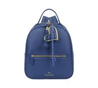 Braccialini Beth Zaino in similpelle dal design compatto e funzionale, arricchito dal maxi charm removibile con cuore dorato satinato e cordini annodati. Dotato di spallacci regolabili e tasche