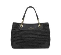 Braccialini Beth Tricot Borsa a mano di medie dimensioni in tessuto tricot effetto paglia di color biscotto, con doppi manici e dettagli in similpelle. La tracolla removibile e regolabile consente una