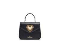 Braccialini Baroque Borsa a mano in similpelle bordeaux, elegante e raffinata, arricchita da un prezioso cuore gioiello dorato in stile barocco che aggiunge un tocco scenografico a un modello senza