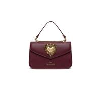 Braccialini Baroque Borsa a spalla in similpelle di colore nero, con spallaccio regolabile portabile anche a tracolla. Il cuore gioiello dorato, ispirato allo stile barocco, dona un tocco scenografico