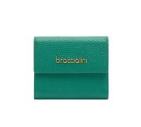 Braccialini Basic Portafoglio modello continental piccolo, in pelle di colore oro con la logatura in rilievo dorata.