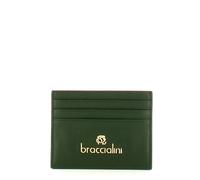 Braccialini Basic Portatessere in pelle con logatura logata.