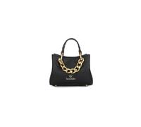 Braccialini Beth Jewels Borsa a mano di piccole dimensioni in colore platino, con doppi manici e tracolla logata removibile e regolabile per una doppia portabilità. All’interno, una pochette