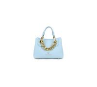 Braccialini Beth Jewels Borsa a mano di piccole dimensioni in colore platino, con doppi manici e tracolla logata removibile e regolabile per una doppia portabilità. All’interno, una pochette
