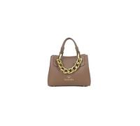 Braccialini Beth Jewels Borsa a mano di piccole dimensioni in colore platino, con doppi manici e tracolla logata removibile e regolabile per una doppia portabilità. All’interno, una pochette