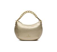 Braccialini Beth Jewels Borsa hobo in colore platino, con manico singolo e tracolla logata removibile e regolabile per una doppia portabilità. All’interno, una pochette estraibile utilizzabile come