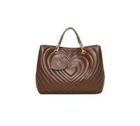 Braccialini Beth Matelassé Borsa a mano di grandi dimensioni in colore beige, con doppi manici e tracolla removibile e regolabile per una doppia portabilità. Presenta una lavorazione trapuntata a