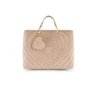Braccialini Beth Matelassé Borsa a mano di grandi dimensioni in materiale effetto suede dal finish morbido e vellutato. L’iconica lavorazione a cuori concentrici trapuntati dona profondità e carattere