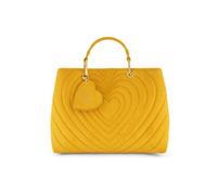 Braccialini Beth Matelassé Borsa a mano di grandi dimensioni in materiale effetto suede dal finish morbido e vellutato. L’iconica lavorazione a cuori concentrici trapuntati dona profondità e carattere
