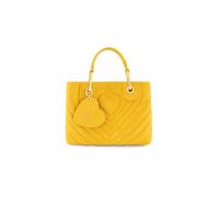 Braccialini Beth Matelassé Borsa a mano di medie dimensioni in materiale effetto suede dal finish morbido e vellutato. L’iconica lavorazione a cuori concentrici trapuntati dona profondità e carattere