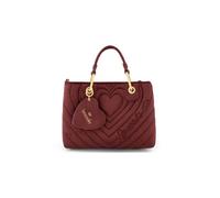 Braccialini Beth Matelassé Borsa a mano di medie dimensioni in materiale effetto suede dal finish morbido e vellutato. L’iconica lavorazione a cuori concentrici trapuntati dona profondità e carattere