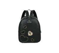 Braccialini Beth Patch Zaino con manico superiore e due spallacci di colore beige, all'interno una pochette tono su tono estraibile. Il modello è arricchito da una decorazione con dettagli a forma di