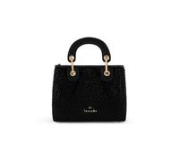 Braccialini Beth Strass Borsa a mano dalle medie dimensioni che unisce eleganza e luminosità in una silhouette capiente e sofisticata. Realizzata in un morbido materiale effetto suede dalla mano