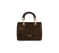Braccialini Beth Strass Borsa a mano dalle medie dimensioni che unisce eleganza e luminosità in una silhouette capiente e sofisticata. Realizzata in un morbido materiale effetto suede dalla mano