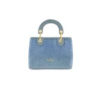 Braccialini Beth Strass Borsa a mano dalle medie dimensioni che unisce eleganza e luminosità in una silhouette capiente e sofisticata. Realizzata in un morbido materiale effetto suede dalla mano