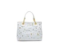 Braccialini Beth Strass Borsa a mano di medie dimensioni con doppi manici, chiusura con clip e tracolla in nastro logato rimovibile e regolabile che ne permette la doppia portabilità. All'interno una