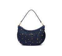 Braccialini Beth Strass Borsa a spalla a forma di mezzaluna con manico singolo, chiusura zip e tracolla in nastro logato rimovibile e regolabile che ne permette la doppia portabilità. All'interno una