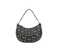 Braccialini Beth Strass Borsa a spalla in colore smeraldo, con manico singolo e tracolla removibile e regolabile per una doppia portabilità. Il design è impreziosito da un tripudio di borchie dorate