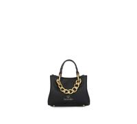 Braccialini Beth Jewels Borsa a mano di piccole dimensioni in colore platino, con doppi manici e tracolla logata removibile e regolabile per una doppia portabilità. All’interno, una pochette