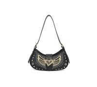 Braccialini Borsa a spalla 'Rock' nero Donna - Accessori - Borse e zaini - Borse - Borse a spalla Braccialini One Size