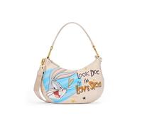 Braccialini Borsa amy fantasia coniglio beige