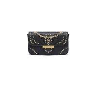 Braccialini Borsa Donna Rock a Spalla con Catena e Borchie Dorate