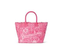 Braccialini Borsa Tote Donna Firmata Summer con Tracolla Fiori Fucsia