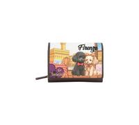 Braccialini Cartoline Firenze Portafoglio modello continental di media grandezza con stampe e disegni che raccontano la città di Firenze.