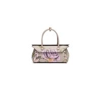 Braccialini Deva Borsa a mano in pelle con doppi manici e tracolla regolabile e removibile, perfetta per un utilizzo elegante e versatile. Il design sofisticato è valorizzato da una stampa floreale