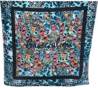 BRACCIALINI Donna SCIARPA Sciarpina Foulard da collo poliestere FIORI BFR334