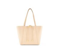Braccialini Double La shopper che unisce eleganza e versatilità in un solo gesto. Linee pulite, silhouette essenziale e una raffinata tonalità cipria si combinano con un interno a pois dal carattere