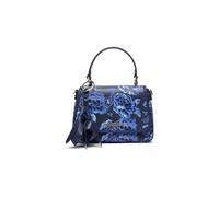 Braccialini Flower Un’armonia di forme e colori definisce questa handbag dalle medie dimensioni, dove l’eleganza senza tempo del manico singolo sposa una fioritura sofisticata nei toni del blu. Il