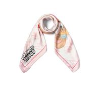 Braccialini Foulard Looney Tunes Foulard realizzato in tessuto poliestere effetto seta di colore bianco sul quale è stata stampata “Lola Bunny”, vari dettagli di colore rosa, laterale il logo “Looney