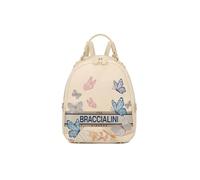 Braccialini Jacquard Zaino dallo stile fresco e femminile, ideale per affrontare la città con leggerezza e colore. Protagoniste della stagione, le farfalle prendono vita grazie a ricami delicati su un