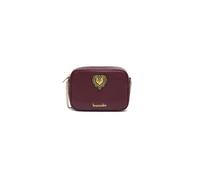 Braccialini Jinny Leather Borsa a tracolla in pelle di colore platino dalla linea compatta e minimalista. Il cuore dorato con dettagli decorativi sul fronte dona un tocco romantico e prezioso. Con una