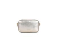 Braccialini Jinny Leather Borsa a tracolla in pelle di colore platino dalla linea compatta e minimalista. Con una tracolla regolabile con catena che aggiunge un tocco raffinato. Dotata di doppia zip
