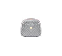 Braccialini Matelassé Compatto, raffinato e straordinariamente pratico, il beauty case Braccialini rosa conquista con il suo design sofisticato e la texture a rilievo a forma di cuore, che dona