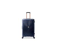 Braccialini Matelassé Viaggia con stile con il trolley grande rigido, accessorio raffinato e pratico per chi ama distinguersi. Il design oro sofisticato è impreziosito da una