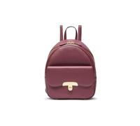 Braccialini Michelle Zaino in morbida pelle di colore bordeaux dal design essenziale e raffinato. Compatto e funzionale, è dotato di tasca frontale con patta impreziosita da una chiusura girello