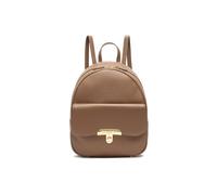 Braccialini Michelle Zaino in morbida pelle di colore bordeaux dal design essenziale e raffinato. Compatto e funzionale, è dotato di tasca frontale con patta impreziosita da una chiusura girello