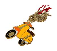 BRACCIALINI PORTACHIAVI AD ANELLO In metallo con 1 CIONDOLO VESPA 39601