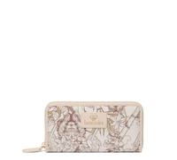 Braccialini Portafoglio Donna Linea Jacquard Beige con Fiori