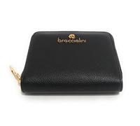 Braccialini Portafoglio zip around Basic in pelle nero AS23BR05 B17191 NERO